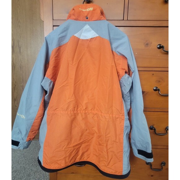 Columbia Challenge Series Jacket Large Womens Orange Gray Shell Only - Picture 5 of 16
